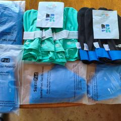 SuzziPad foot ice pack cooling socks and cold gloves for Chemotherapy to prevent Neuropathy.