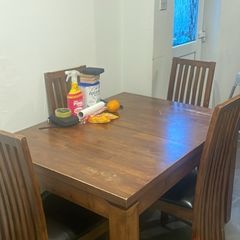 Table and 4 chairs