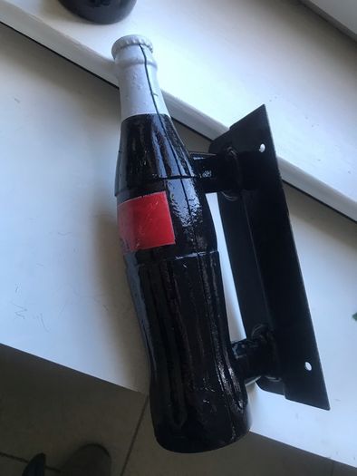 Very Rare Coca Cola Metal Door Handles