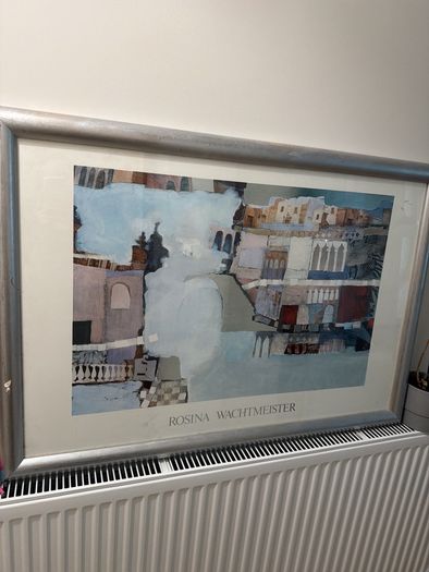 Large Rosina Wachtmeister Mixed Media Artwork - Framed
