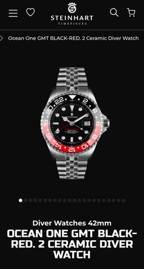 Steinhart Ocean One GMT -Ceramic Bezel