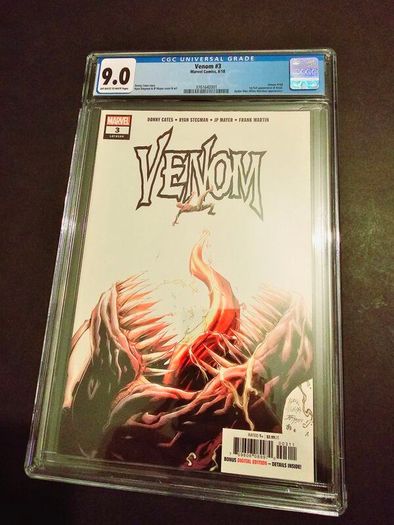 Venom 3 First app Knull Cgc 9.0