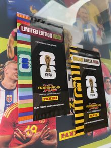 Panini Adrenalyn XL 2026 World Cup 1 Golden Baller Pack and 1 Limited Edition Pack