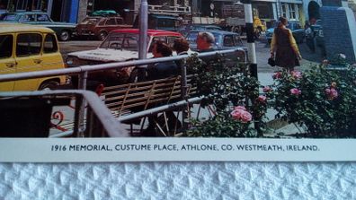 1916 Memorial, Custume Place, Athlone - Postcard.
