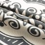 4ft Circle Rug Round Area Rug Cotton Woven Rug with Tassels Boho Rug Washable Mandala Printed for Bedroom Livingroom Kitchen (FREE POSTAGE) Image 3
