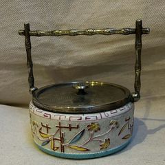 Aesthetic Movement biscuit barrel
