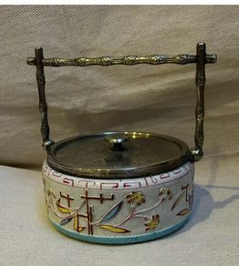 Aesthetic Movement biscuit barrel