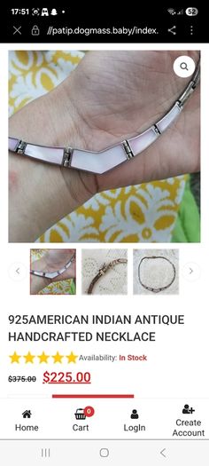 Vintage sterling silver necklace