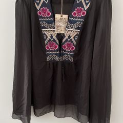 Odd Molly Silk Blouse Size XL Brand new