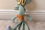 Simba Nickelodeon 2014 Viacom Squidward Plush SpongeBob SquarePants approx. 42 cm. Used Please see photos