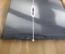 Memory Foam Mattress Topper 140x190 - Double, 5 cm, Washable Cover (Dailydream)