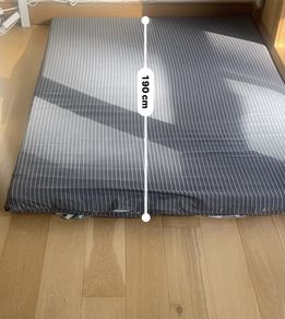 Memory Foam Mattress Topper 140x190 - Double, 5 cm, Washable Cover (Dailydream)
