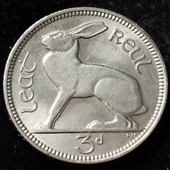 Ireland - 1956 - 3 Pence - EF - KM.12a - [511]