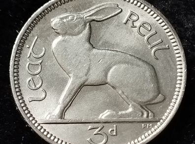 Ireland - 1956 - 3 Pence - EF - KM.12a - [511]