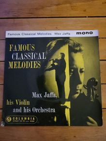 Famous Classical Melodies Max Jaffa 7 inch EP on Columbia SEG 7943