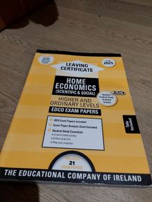Leaving Cert Home Economics Higher and Ordinary Levels EDCO Exam Papers 2025