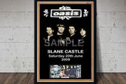Oasis Slane Castle 2009 A4 Size Framed Poster