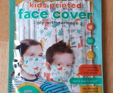 BNIP - 5 pcs Reusable Childs Fabric Mask - #