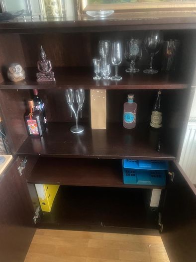 Galo/ben Designer Mahogany Cabinet / Luxury Drinks Cabinet - Dublin 4