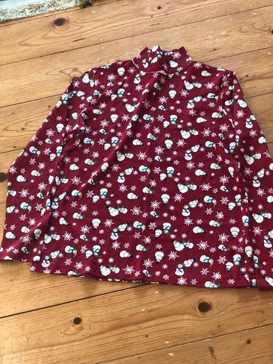 Ladies Christmas Polo Neck Size S