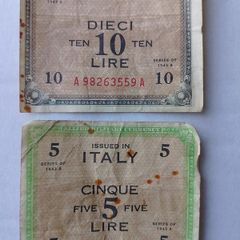 Italian Allied Military Banknotes