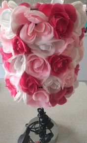 flower table lamp