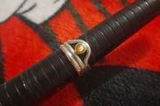 vintage sterling silver triple band ring