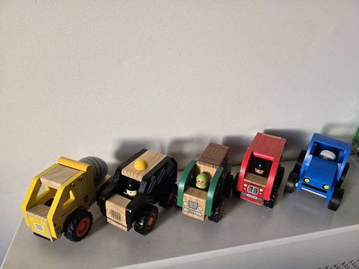 Wooden cars