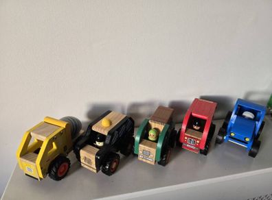 Wooden cars