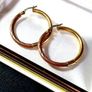 Vintage 14ct Gold Hoops Image 6