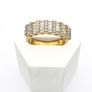 Signed Elanza Sterling Silver Cubic Zirconia Ring Image 6