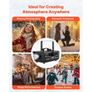 Snow Machine, Powerful 650W Handheld/Hanging Fake Snow Maker, Snowflake Making Machine with Portable Handle, Outdoor & Indoor Artificial Snowflake Maker for Holidays DJ Parties Christmas Decor Image 5