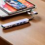 Multi adaptor 8 in 1 USB-C Hub Docking Station USB 3.0, SD TF Reader and 3.5mm Audio Image 2