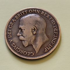 1918 George V UK Penny