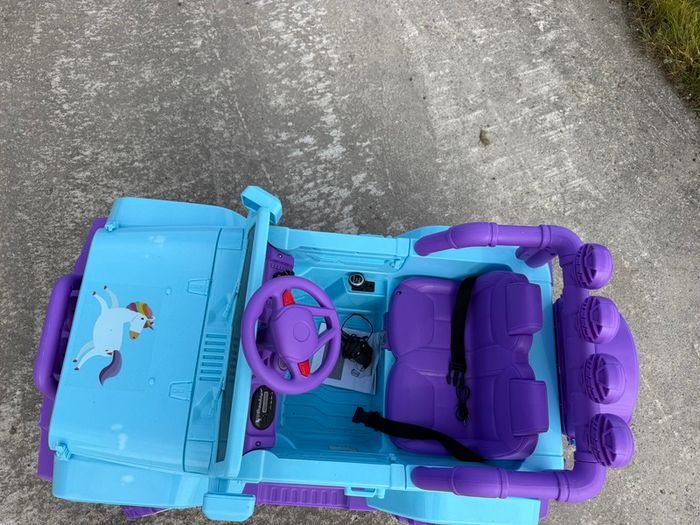 Kids 12V Unicorn Electric Jeep