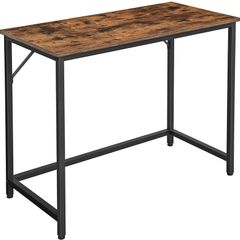 _Computer Desk Slim Office Desk 100 x 50 x 75 cm