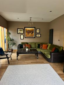 leather sofa
