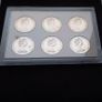 Rare 1993 Crowns of Gibraltar .925 Sterling Silver Proof 6-Coin Set Image 5