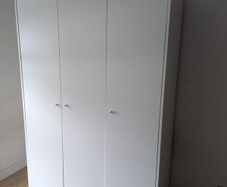 Kleppstad Ikea 3 door wardrobe with light