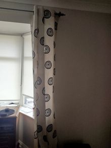 curtains linen mix