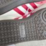 Raspberry Pink & White Lace Up Trainers, Samba Style UK Size 6 Image 6
