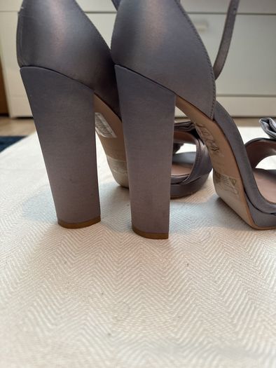 Reiss high heels , champagne /grey brand new