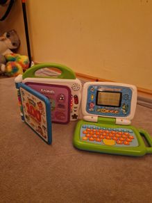 Leap Frog 100 words book & computer