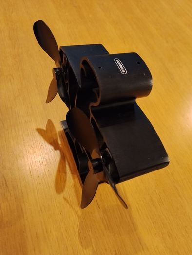 VonHaus Stove Fan with 6 Blades for Wood/Log Burners, Fireplaces, Stove Heaters, Silent Operation, Eco Friendly, Self Powered