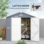 Plastic Garden Storage Shed 4 x 3ft Image 5