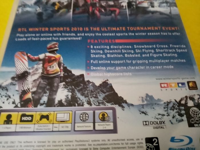 Winter Sports The Great Tournament 2010 PlayStation 3 Ps3 Games Original