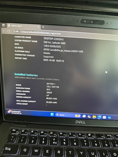 Dell Latitude 5400 Laptop i5/16GB/256SSD/FHD