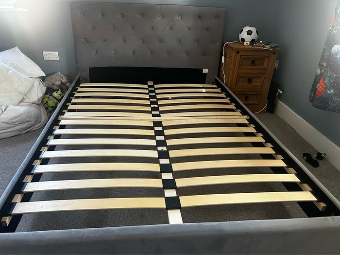 Double bed frame (Fabric)