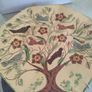 Imc Philadelphia 1999 Hand Painted Pottery Large Plate 14 Inches Breininger Sgraffito Redware Charger Signed Dated American Folk Art Pottery Image 5