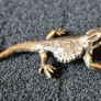 3 brass lizards. Image 4